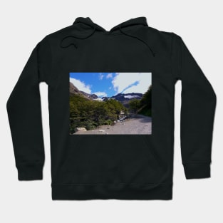 Trekking in the Patagonian Andes Hoodie